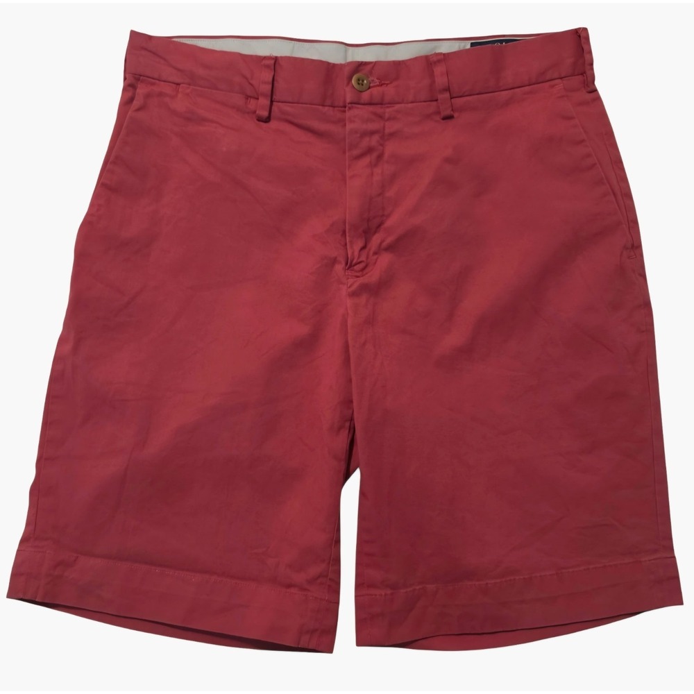 Polo Ralph Lauren Mens 30 Red Pink  Classic Fit Chino Shorts